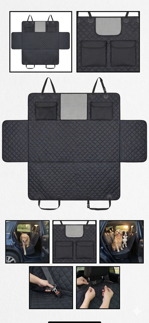 Heavy-Duty Dog Car Seat Cover & Travel Mat