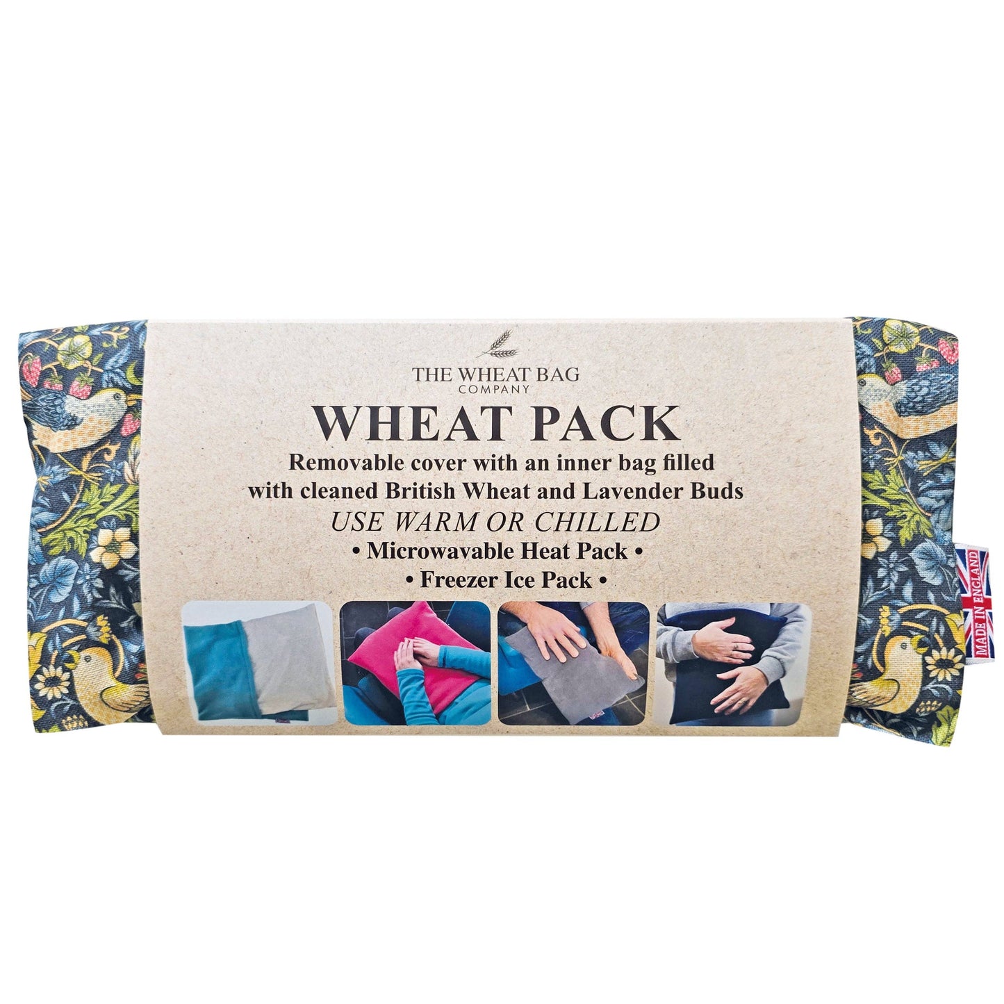 Wheat Pack - William Morris Strawberry Thief Navy
